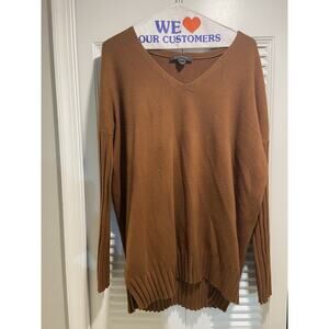 French Connection Sweater Womens Large Light Brown Oversized
